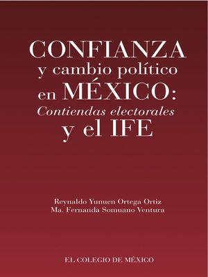 cover image of Confianza y cambio político en México